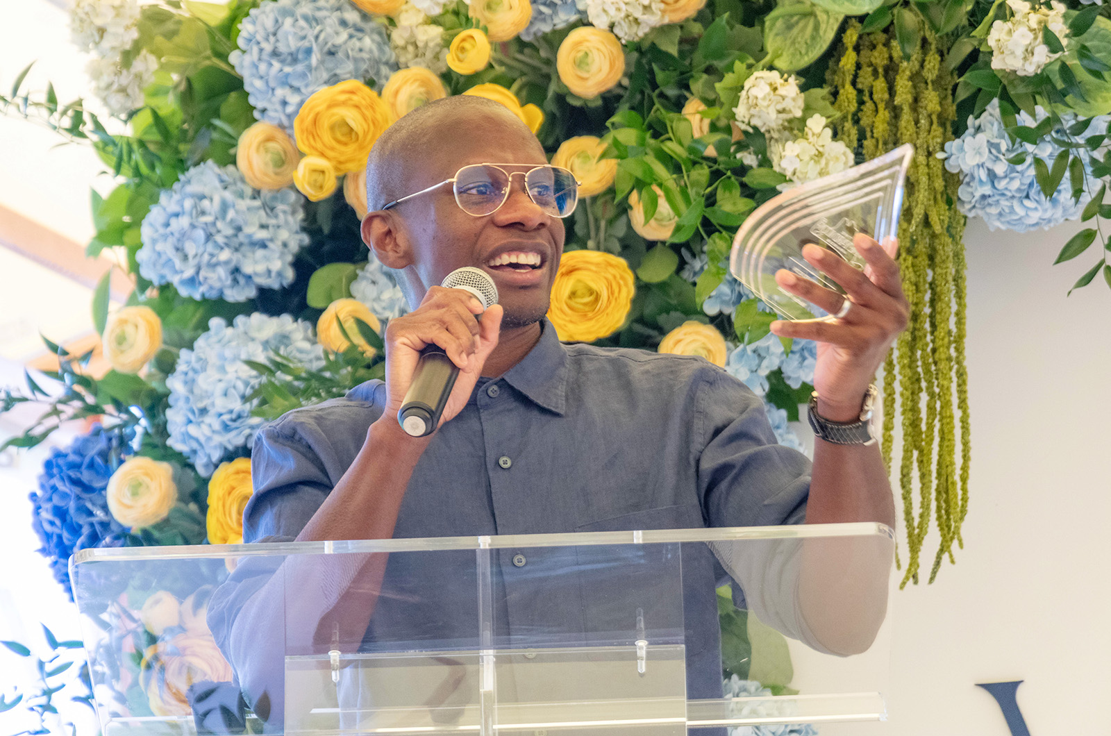 Troy Carter at the Vineyard Icon Awards